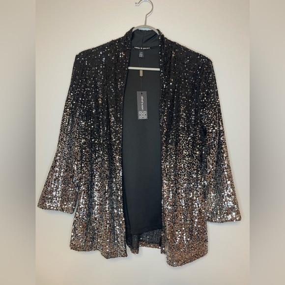 Cable & Gauge Sweaters Cable Gauge Sequin Open Cardigan Poshmark